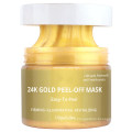 Masque facial de soin de peau de collagène organique de marque de distributeur de masque d&#39;or d&#39;OEM 24K